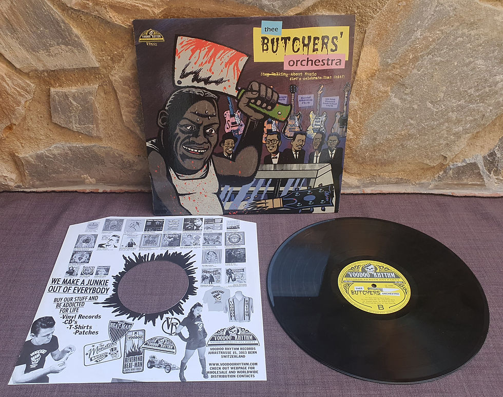 Miniatura: Thee Butchers' Orchestra - Stop Talking About Music. LP 2004 