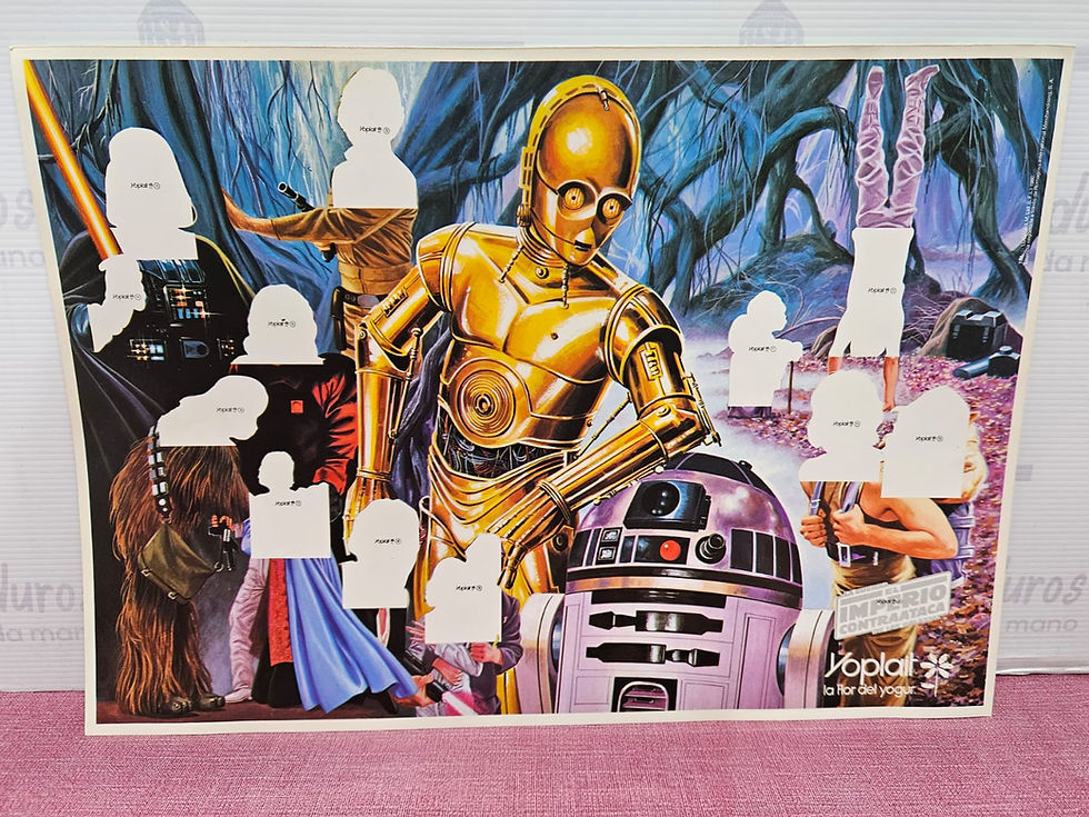 Miniatura: Album cromos poster Star Wars de Yoplait 1980