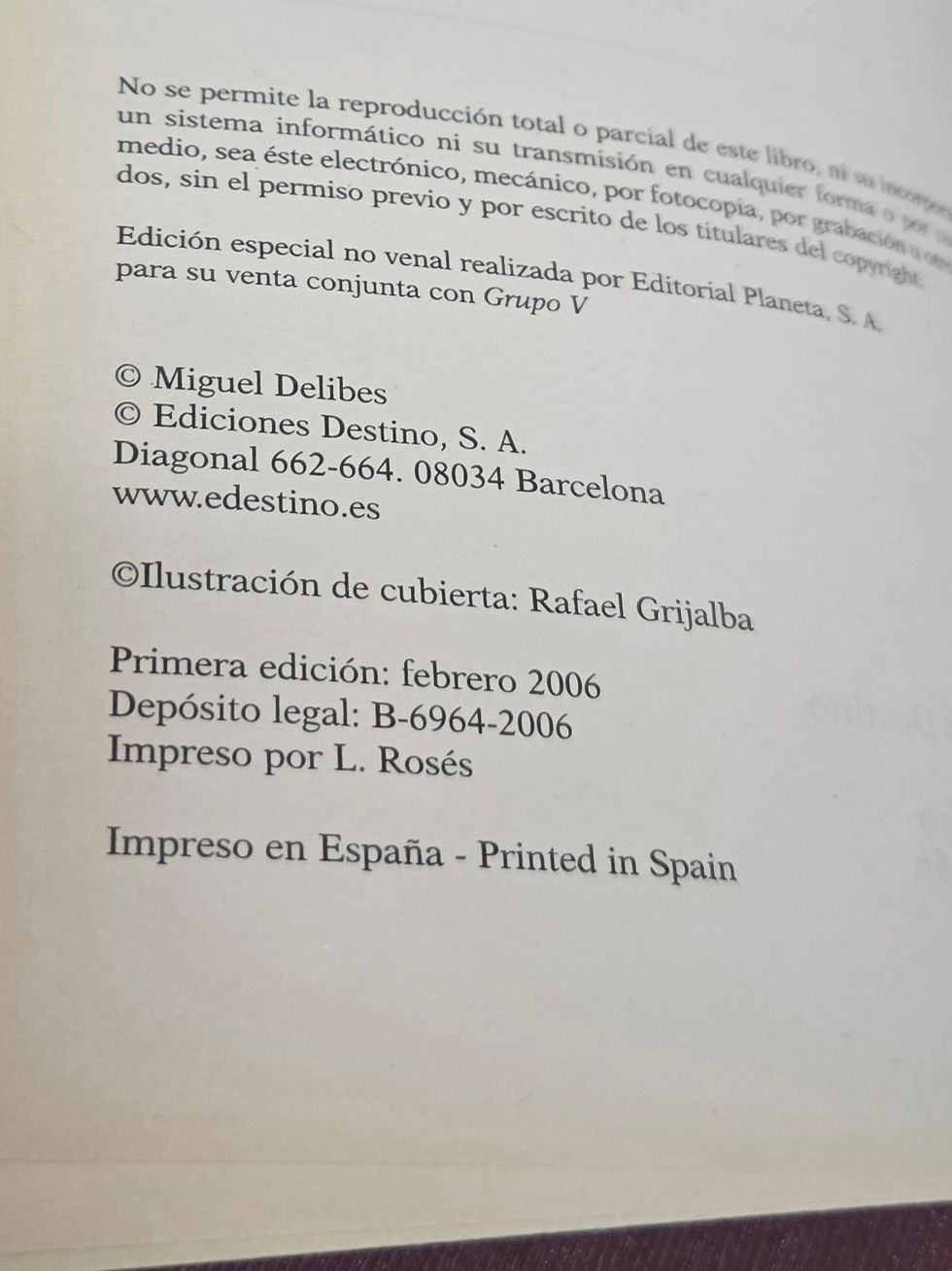Miniatura: Miguel Delibes - Las Perdices del Domingo.