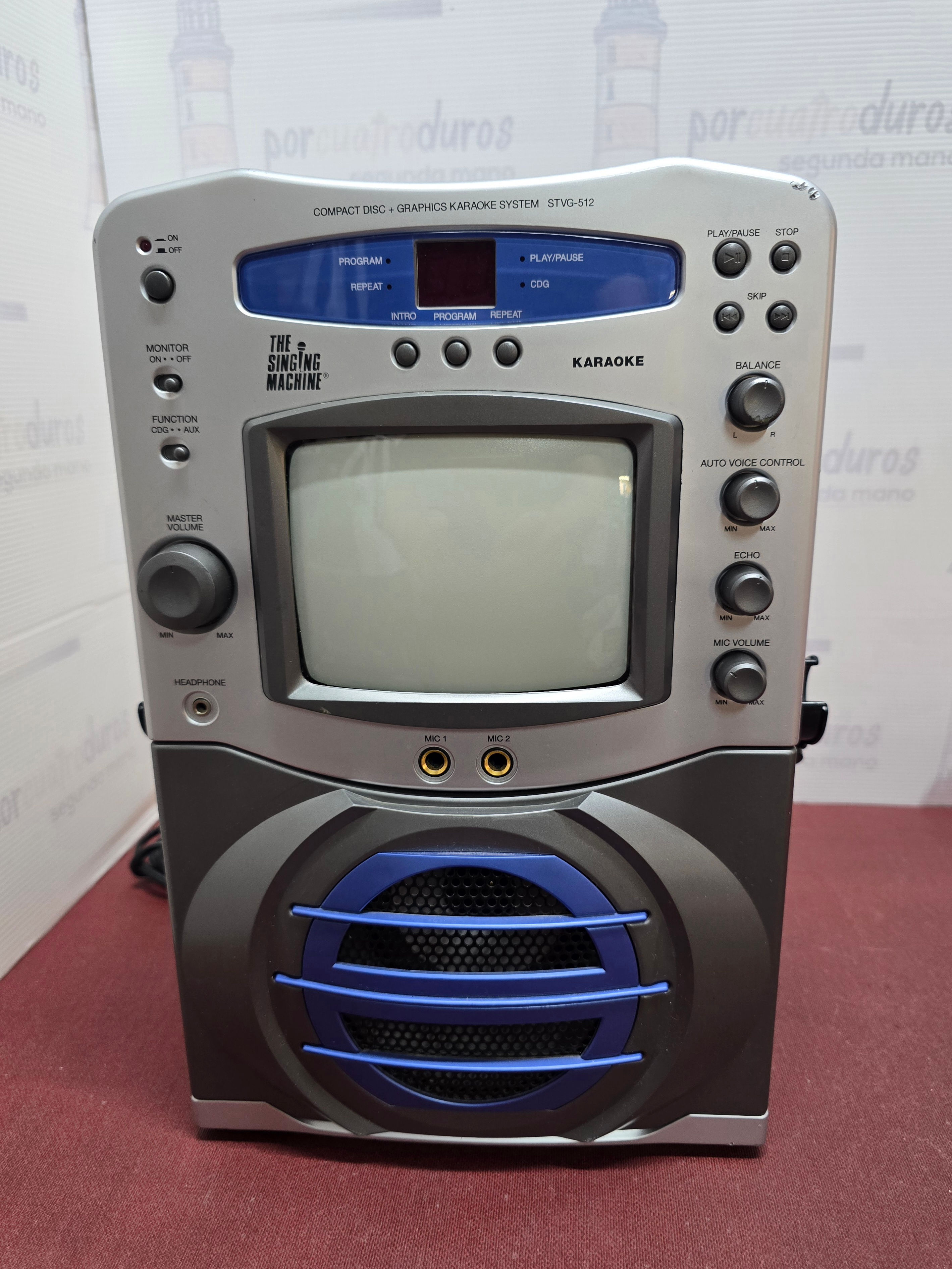 Reproductor CD Karaoke con TV (Sin micrófonos)