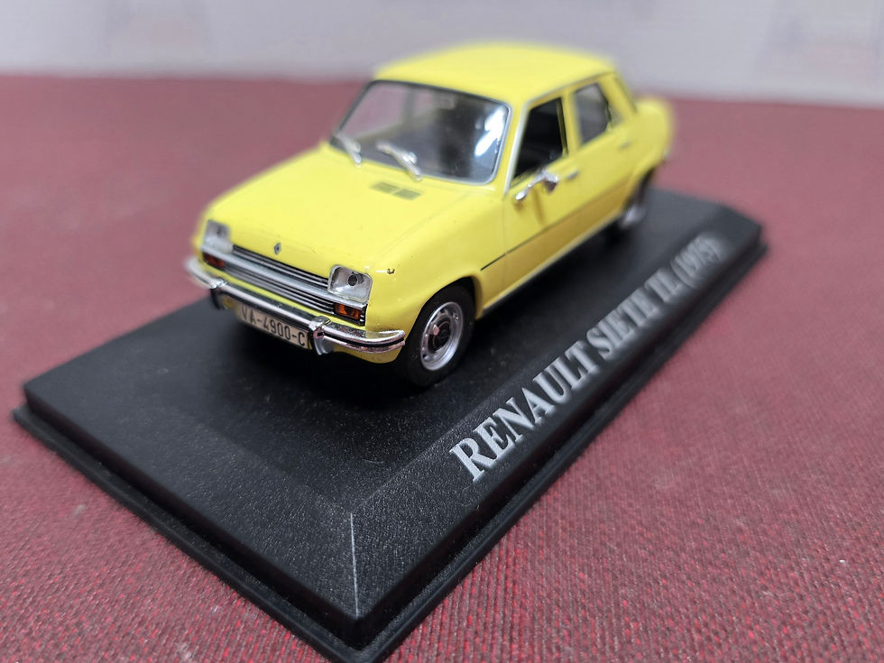 Miniatura: Renault Siete TL 1975 con Base - Escala 1/43