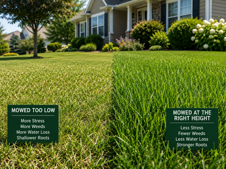 Why Mowing Height Matters During Hot Weather