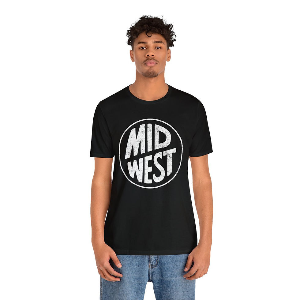 Thumbnail: Midwest Circle Unisex Jersey Short Sleeve Tee