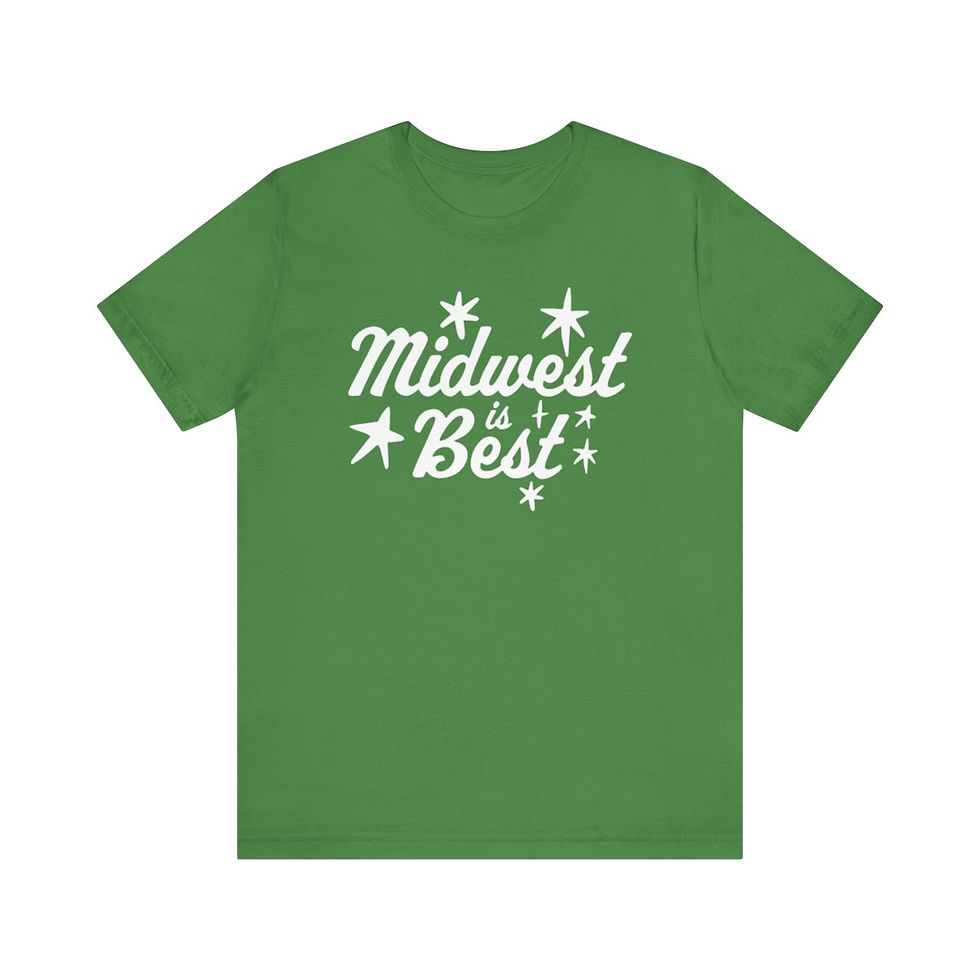 Thumbnail: Midwest Is Best Script Unisex Jersey Short Sleeve Tee