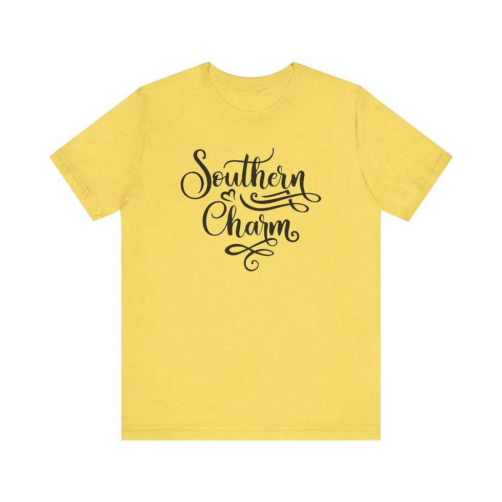 Thumbnail: Southern Charm Script Unisex Jersey Short Sleeve Tee