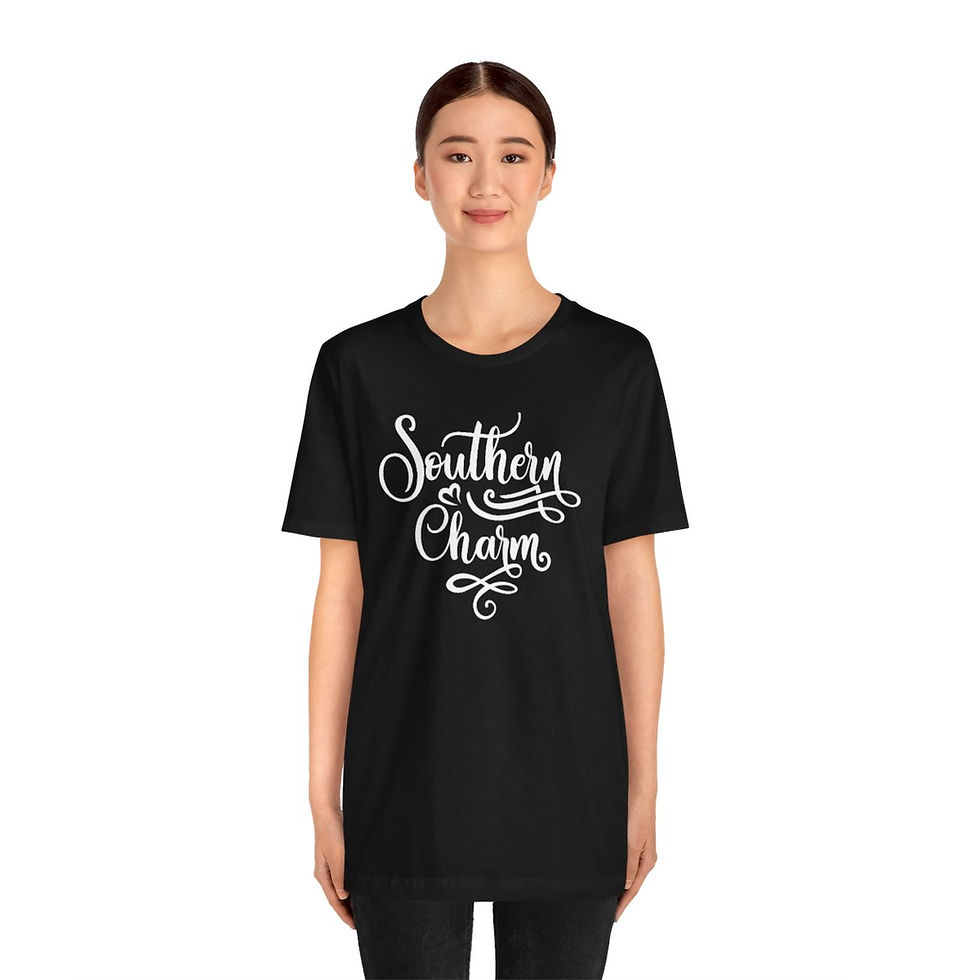 Thumbnail: Southern Charm Script Unisex Jersey Short Sleeve Tee