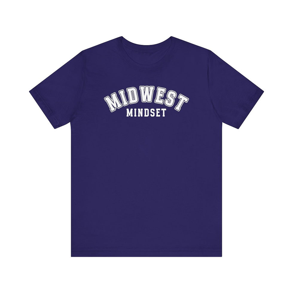 Thumbnail: Midwest Mindset Collegiate Unisex Jersey Short Sleeve Tee