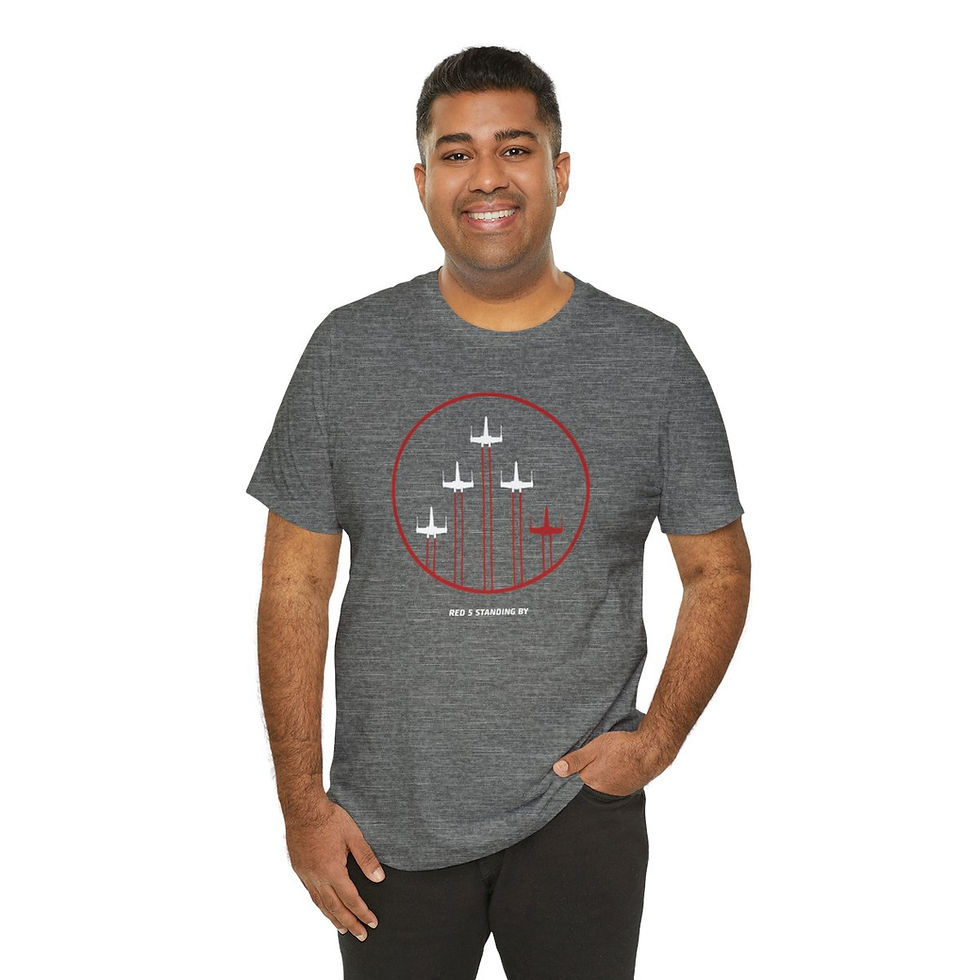 Thumbnail: X-Wing Formation Unisex Jersey Short Sleeve Tee