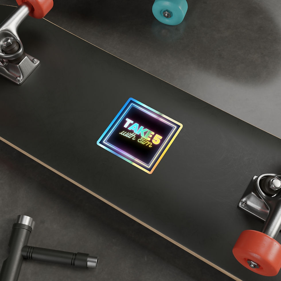 Thumbnail: TAKE 5 Podcast Holographic Die-cut Stickers