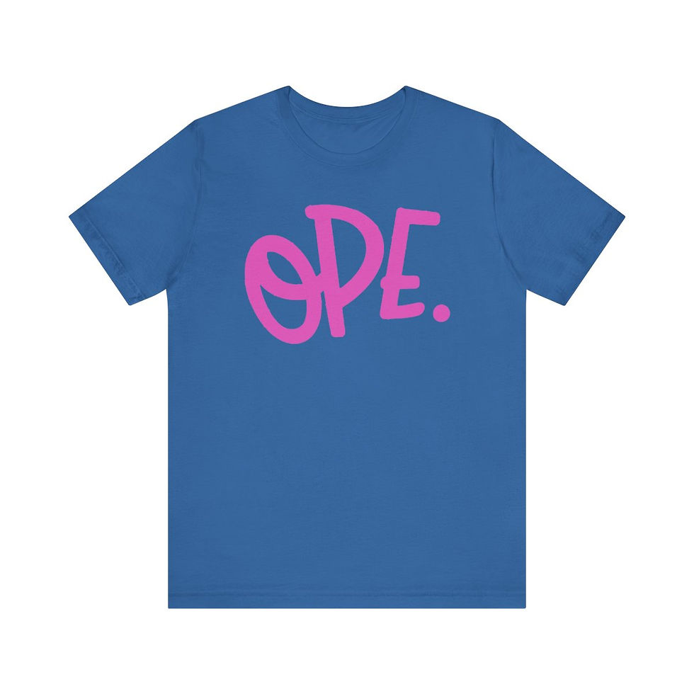 Thumbnail: Ope. Unisex Jersey Short Sleeve Tee