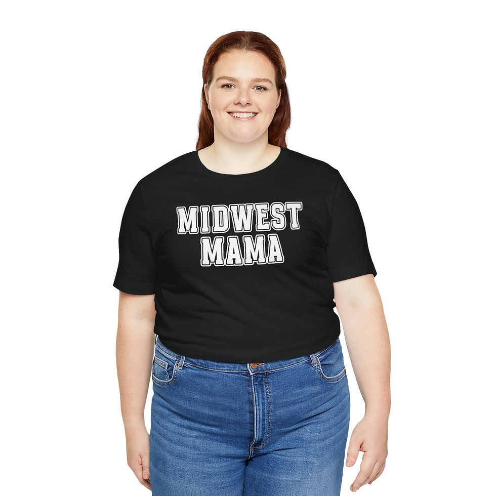 Thumbnail: Midwest Mama Collegiate Unisex Jersey Short Sleeve Tee