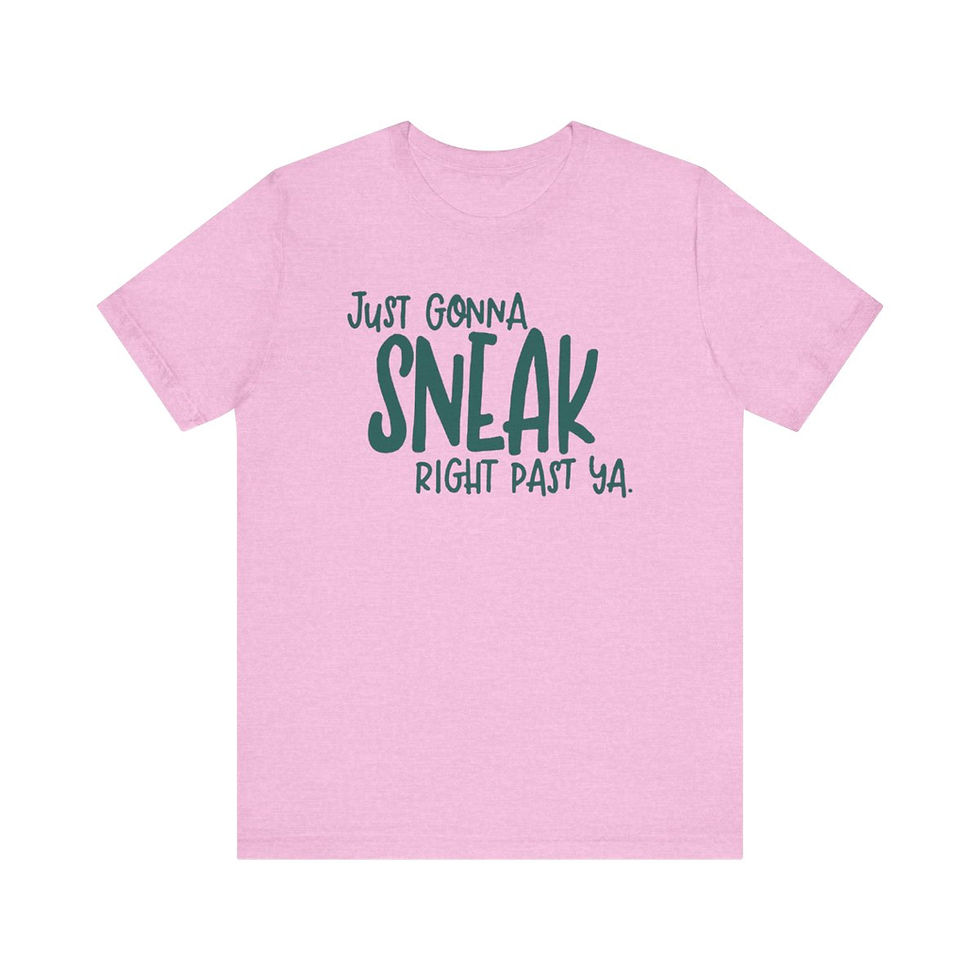 Thumbnail: Sneak Past Ya' Unisex Jersey Short Sleeve Tee