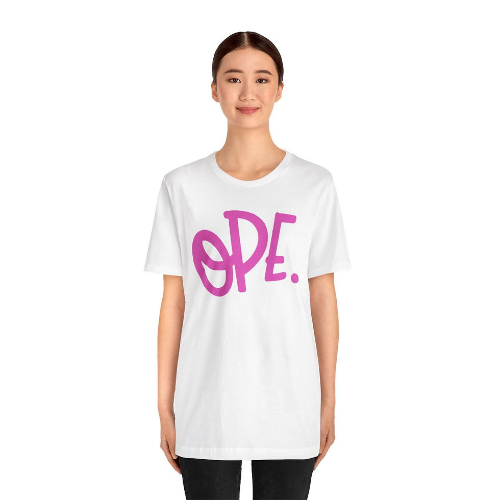 Thumbnail: Ope. Unisex Jersey Short Sleeve Tee