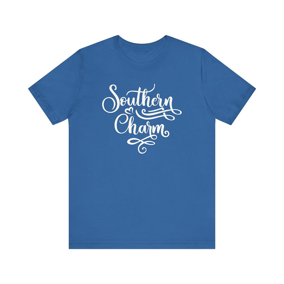 Thumbnail: Southern Charm Script Unisex Jersey Short Sleeve Tee