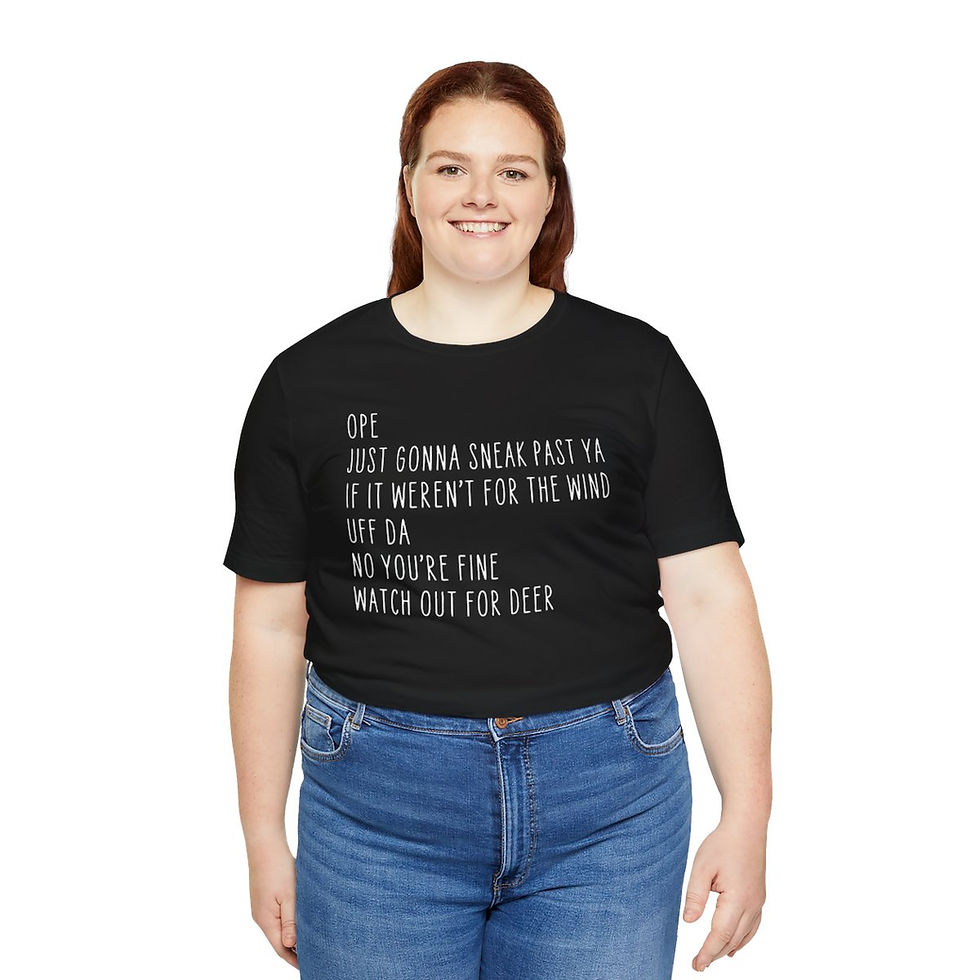 Thumbnail: Midwest Sayings Rae Dunn Unisex Jersey Short Sleeve Tee