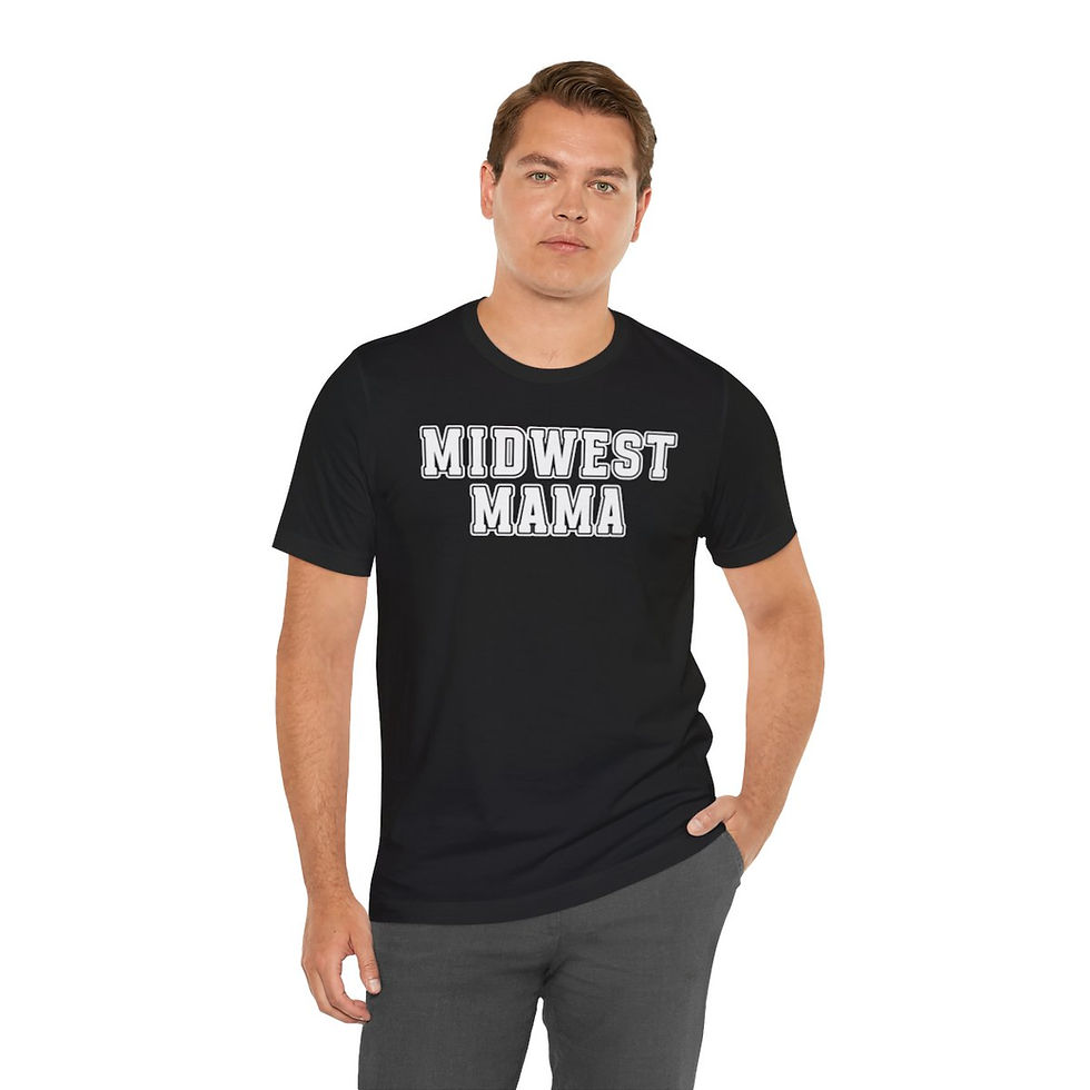 Thumbnail: Midwest Mama Collegiate Unisex Jersey Short Sleeve Tee