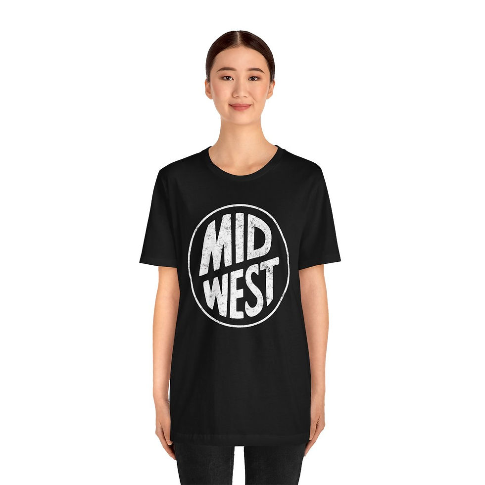 Thumbnail: Midwest Circle Unisex Jersey Short Sleeve Tee