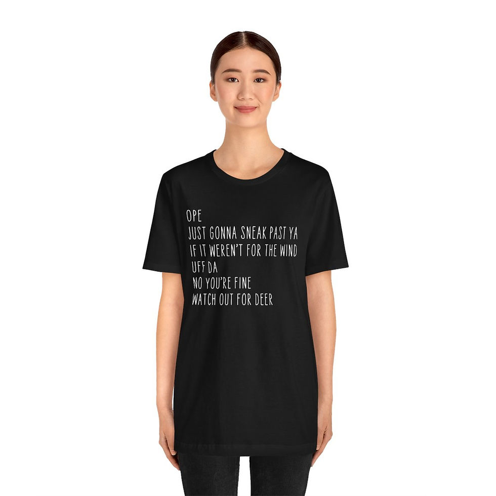Thumbnail: Midwest Sayings Rae Dunn Unisex Jersey Short Sleeve Tee