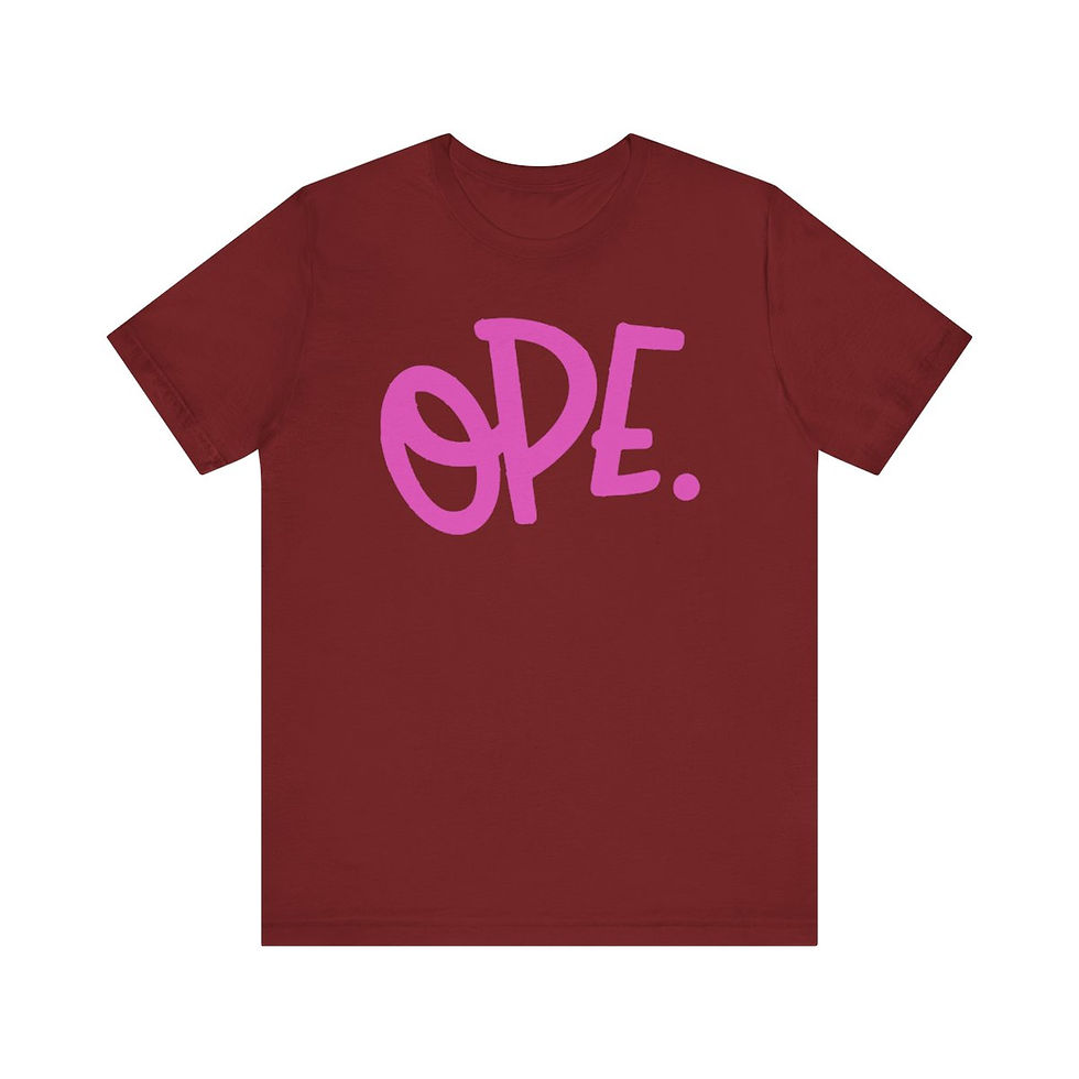 Thumbnail: Ope. Unisex Jersey Short Sleeve Tee