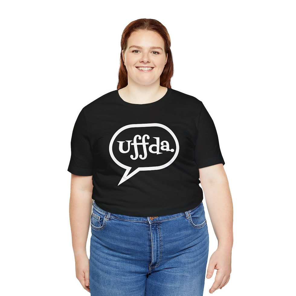 Thumbnail: Uffda. Unisex Jersey Short Sleeve Tee
