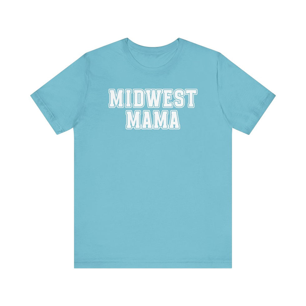 Thumbnail: Midwest Mama Collegiate Unisex Jersey Short Sleeve Tee