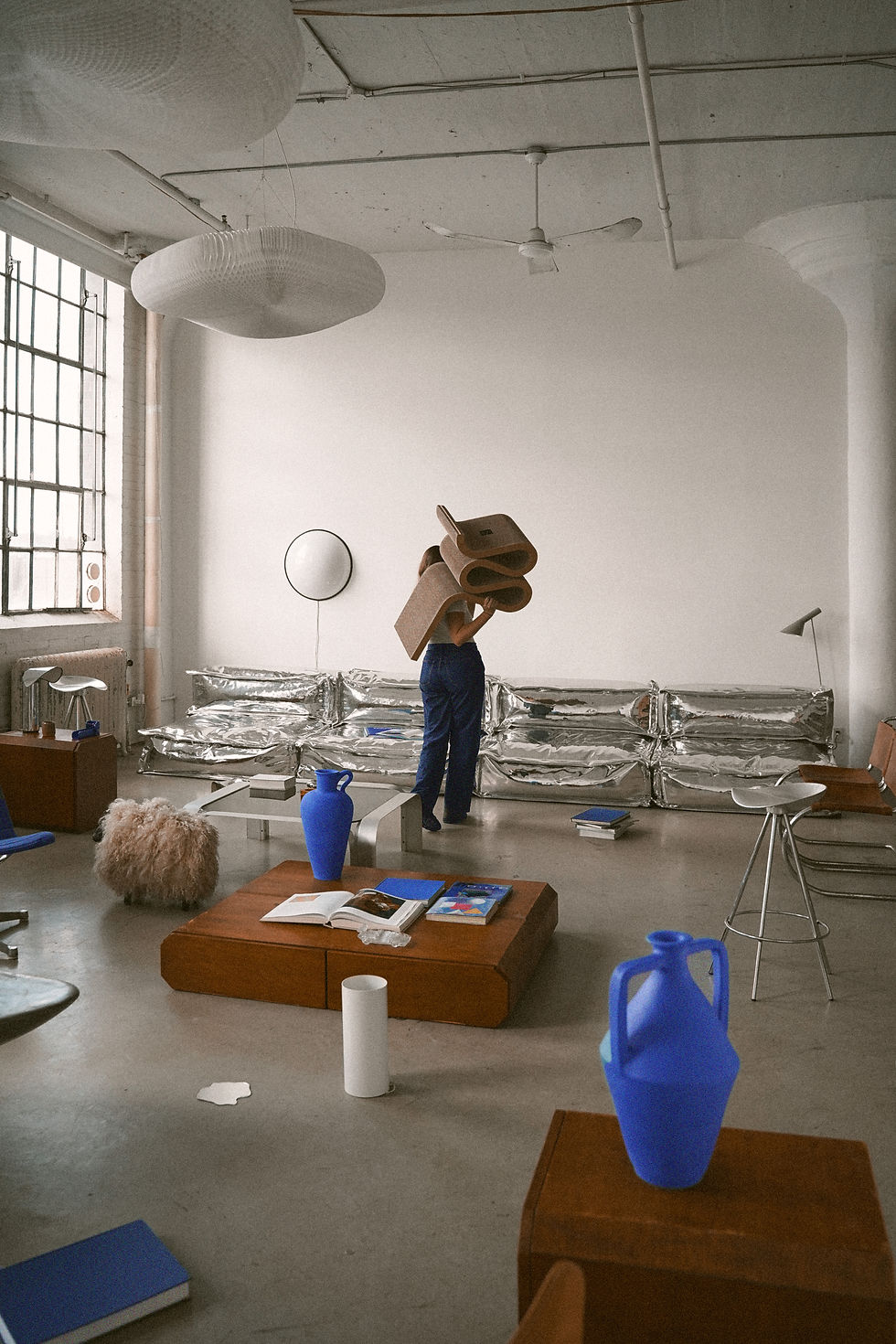 Thumbnail: POFA Chromium Modular Sofa in Chrome by Futil Design