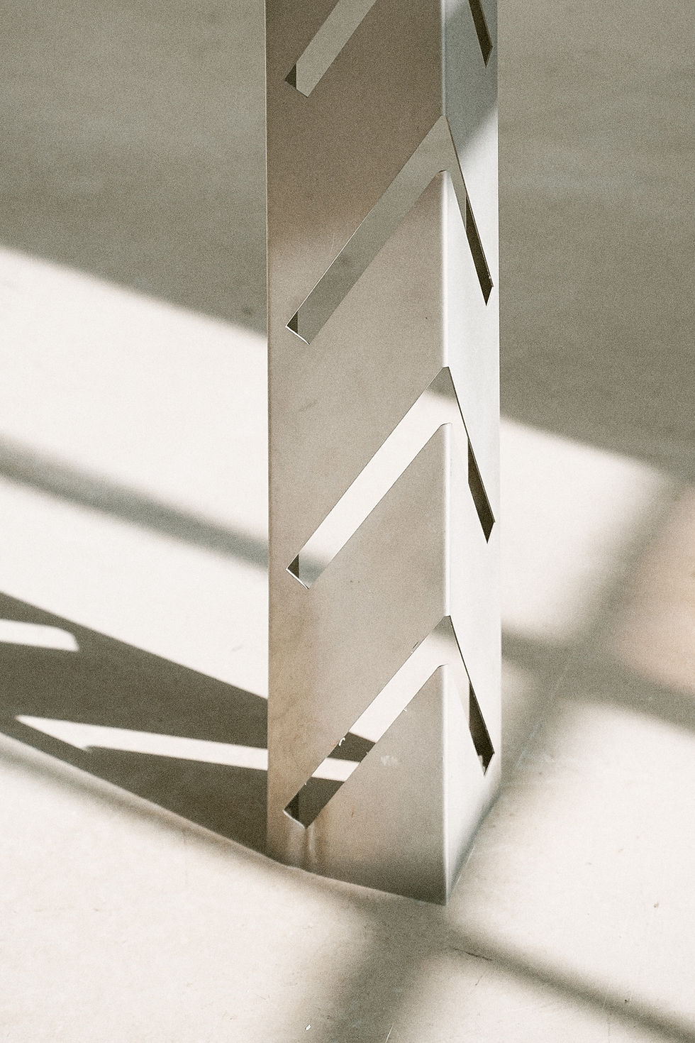 Thumbnail: V-Fold Magazine Rack in Steel