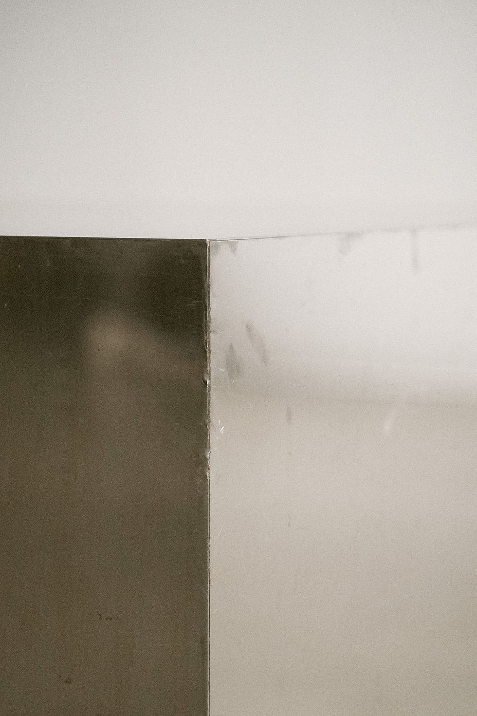 Thumbnail: Polished Stainless Steel Plinth Coffee Table