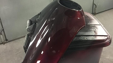 Motorcycle paint repair