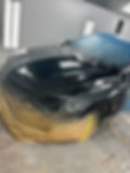 car in booth