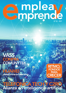 Cover page of Emplea y Emprende Magazine