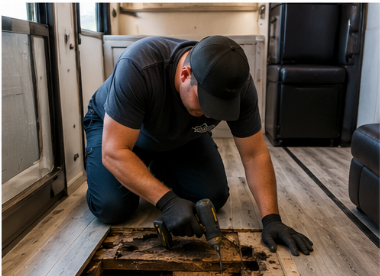 How to Tell If Your RV Floor Needs Repair or Full Replacement