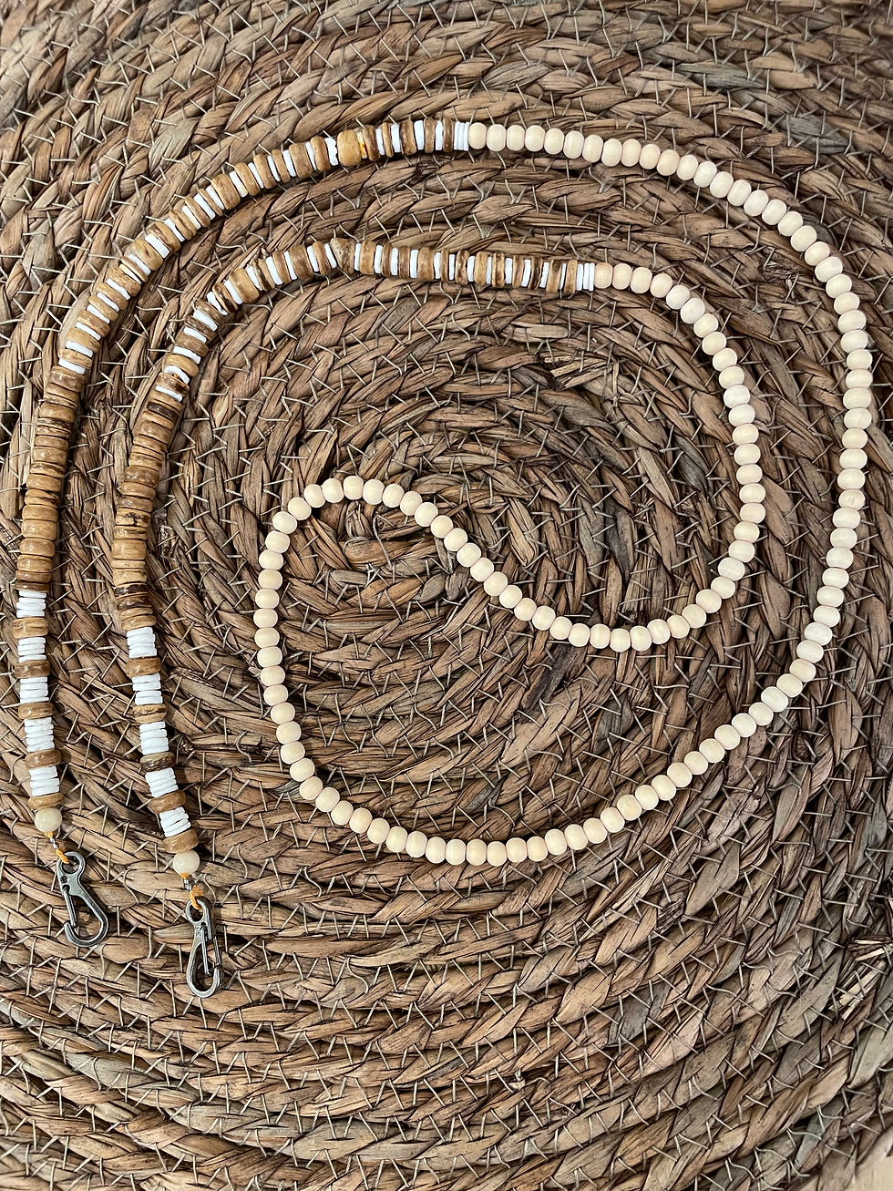 Thumbnail: Bandoulière perles et pierres 