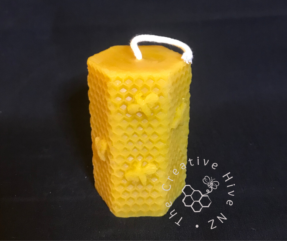 square Hexagon Honeycomb with Bees