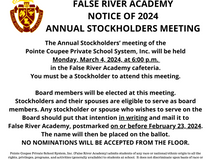 Notice of 2024 FRA Stockholders Meeting