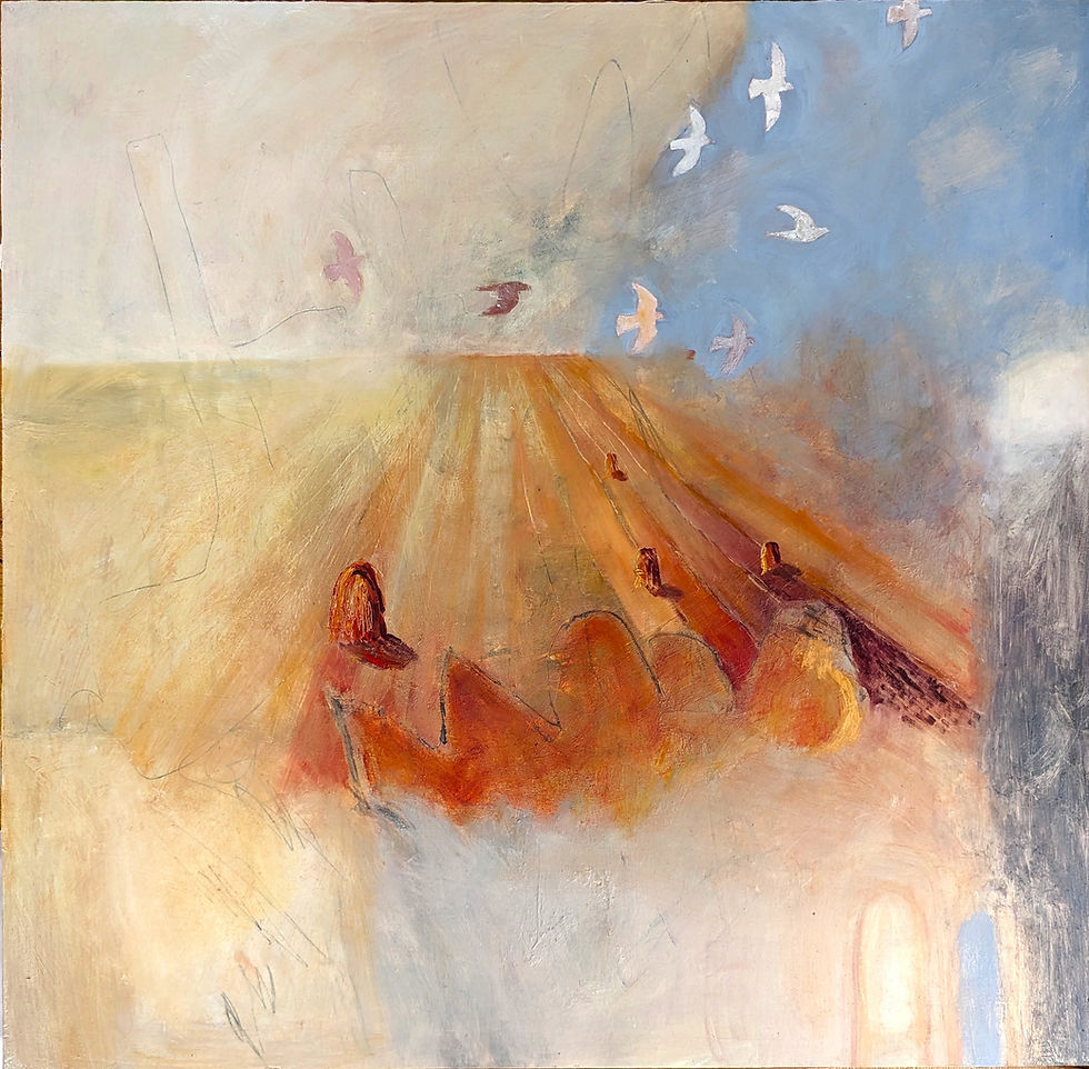 Turtle Dove triptych left
