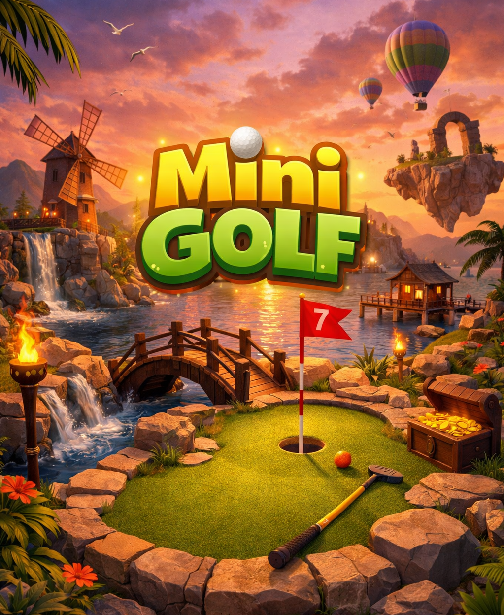 Mini Golf – VR-Spiel bei PlayVR Wien