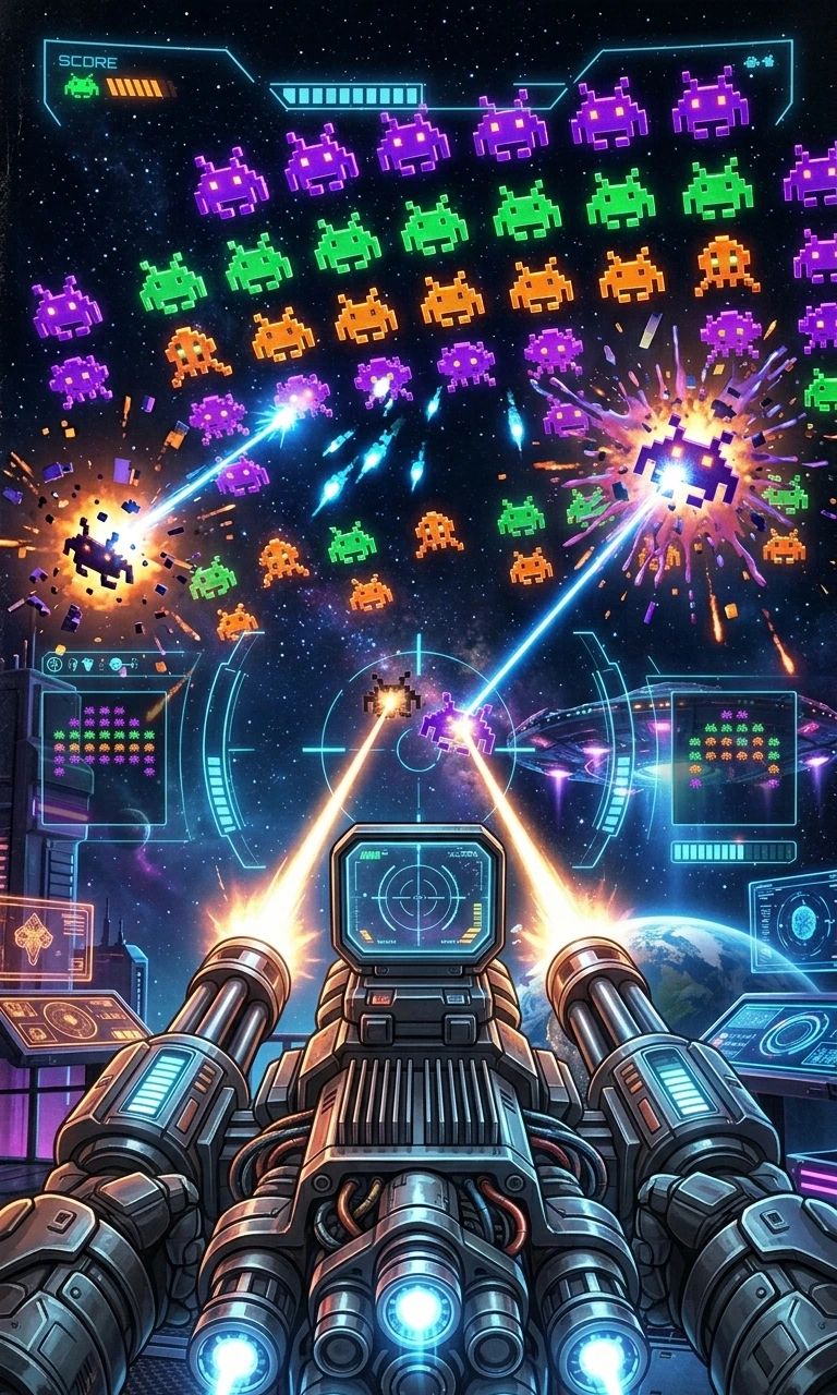 Space Invaders – VR-Spiel bei PlayVR Wien