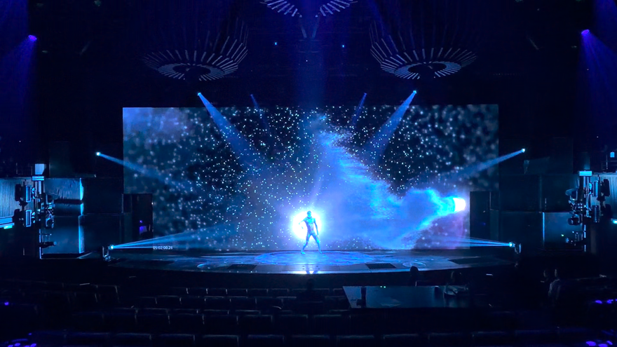 "HIKO: Innovation Meets Wonder" is a groundbreaking, original production show aboard Norwegian Cruise Line's new cruise ship, the Norwegian Luna (debuting March 2026). It seamlessly combines circus arts, mixed reality, 3D mapping, and acrobatics within a sci-fi, tech-focused style.