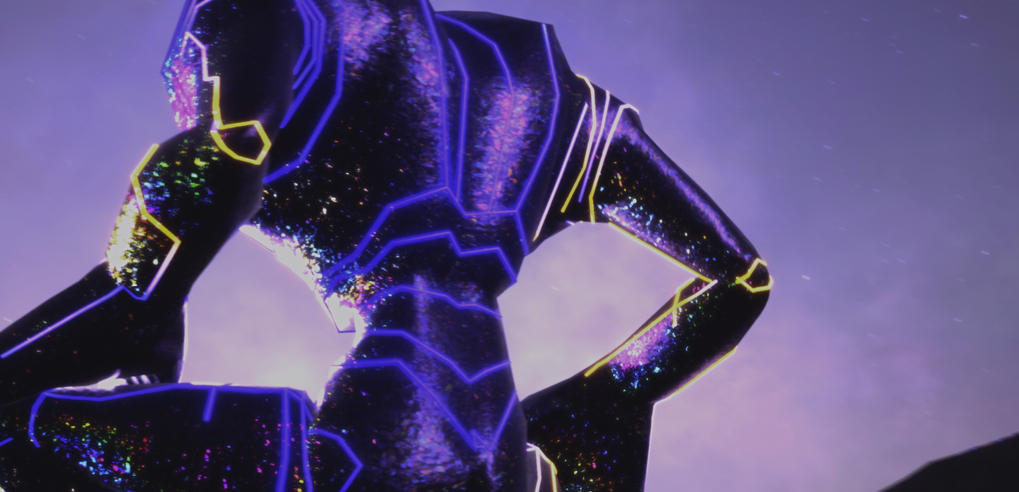 Luna Theater de tres niveles durante la Eclipse Party, con visuales proyectados y luces