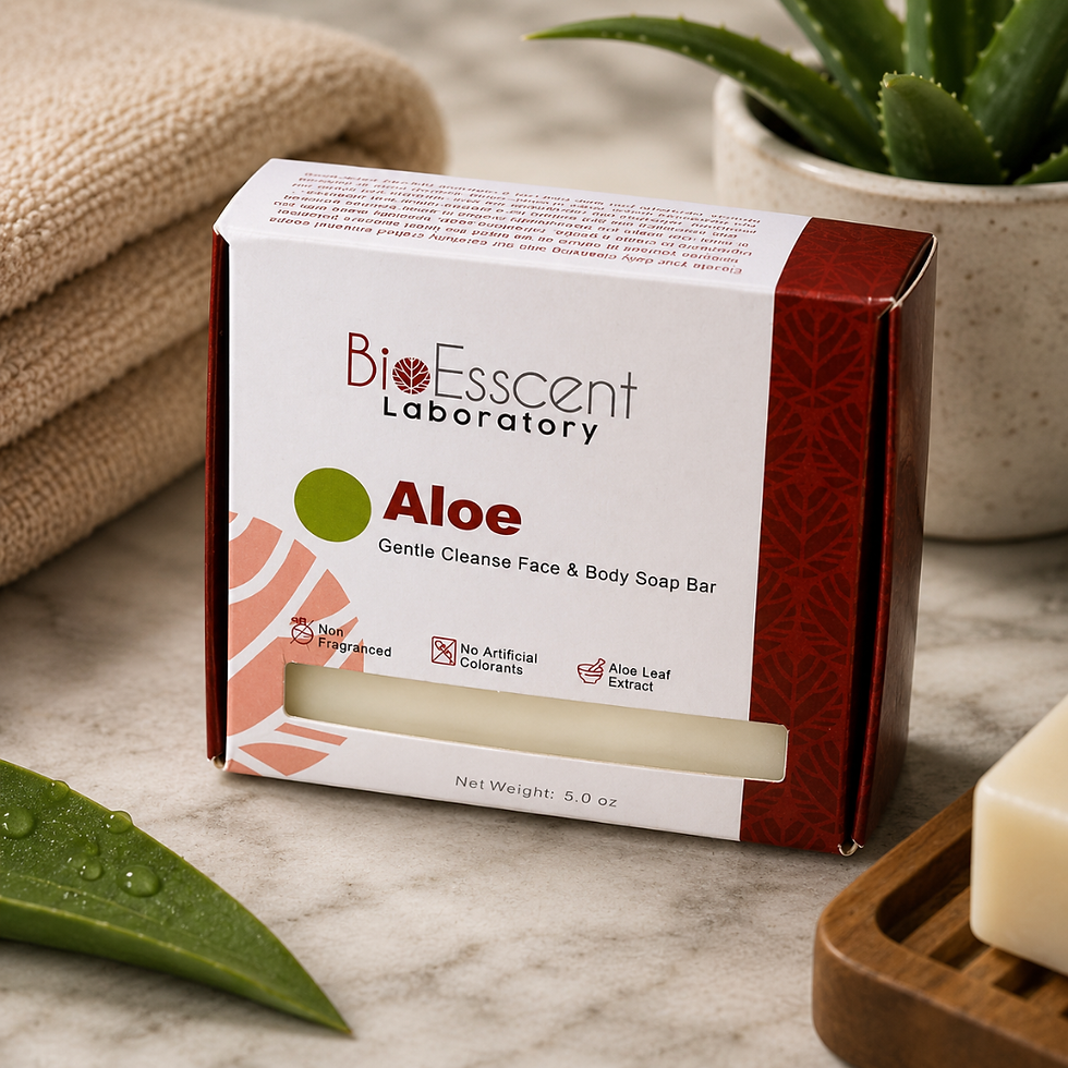 BioEsscent Lab Soap Cosmetics Packaging Printed by COT Holdings Ltd in Barbados and the Caribbean