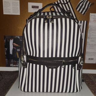 henri bendel or tumi backpack Henri Bendel Centennial Stripe Backpack
