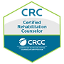Anna Kraft LPC, NCC, CRC Certified Rehabilitation Counselor badge