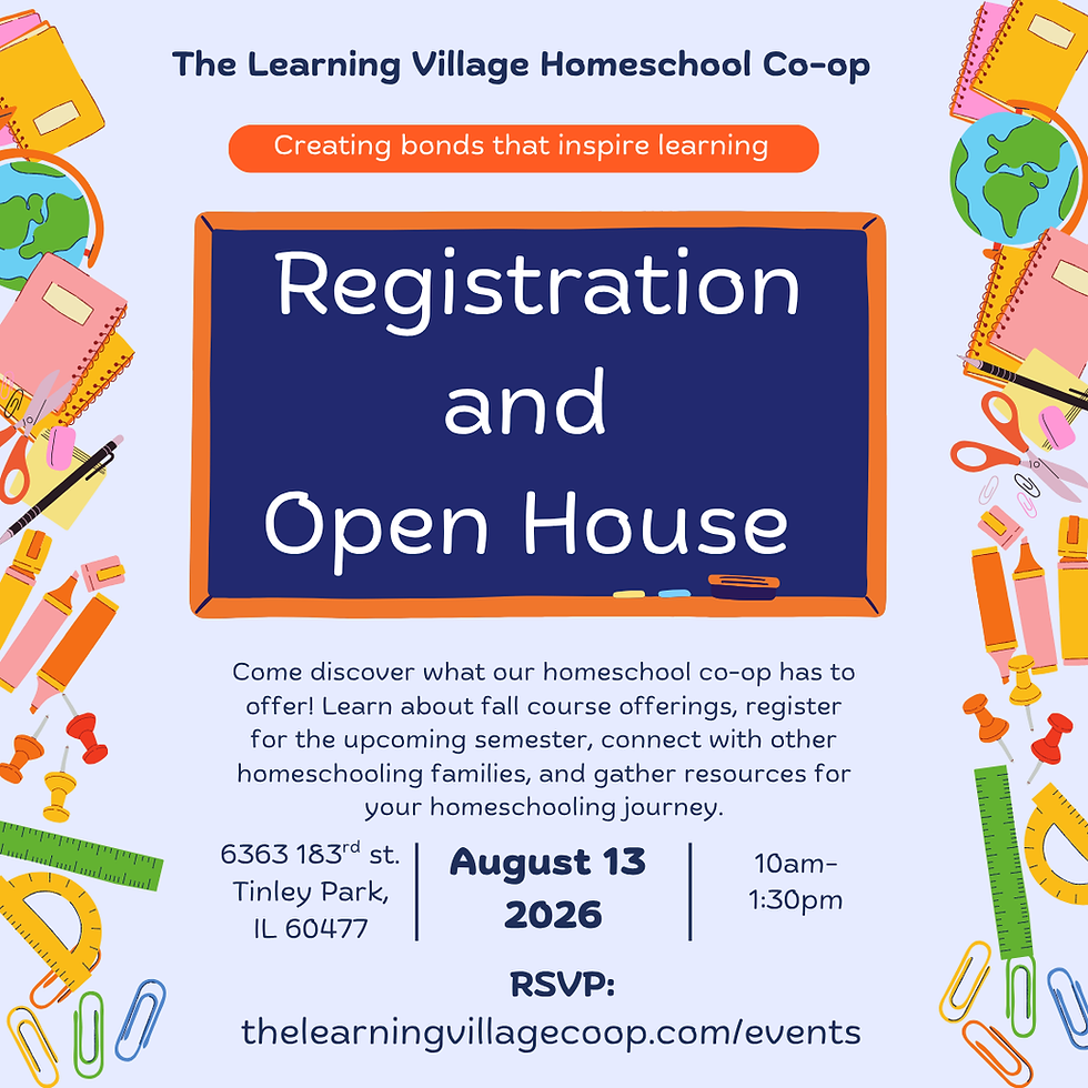 Fall 2026 Registration and Open House