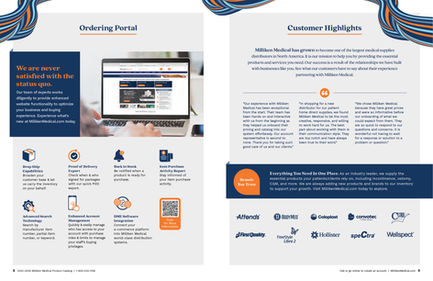 2023 Milliken Medical Catalog Inside Layout