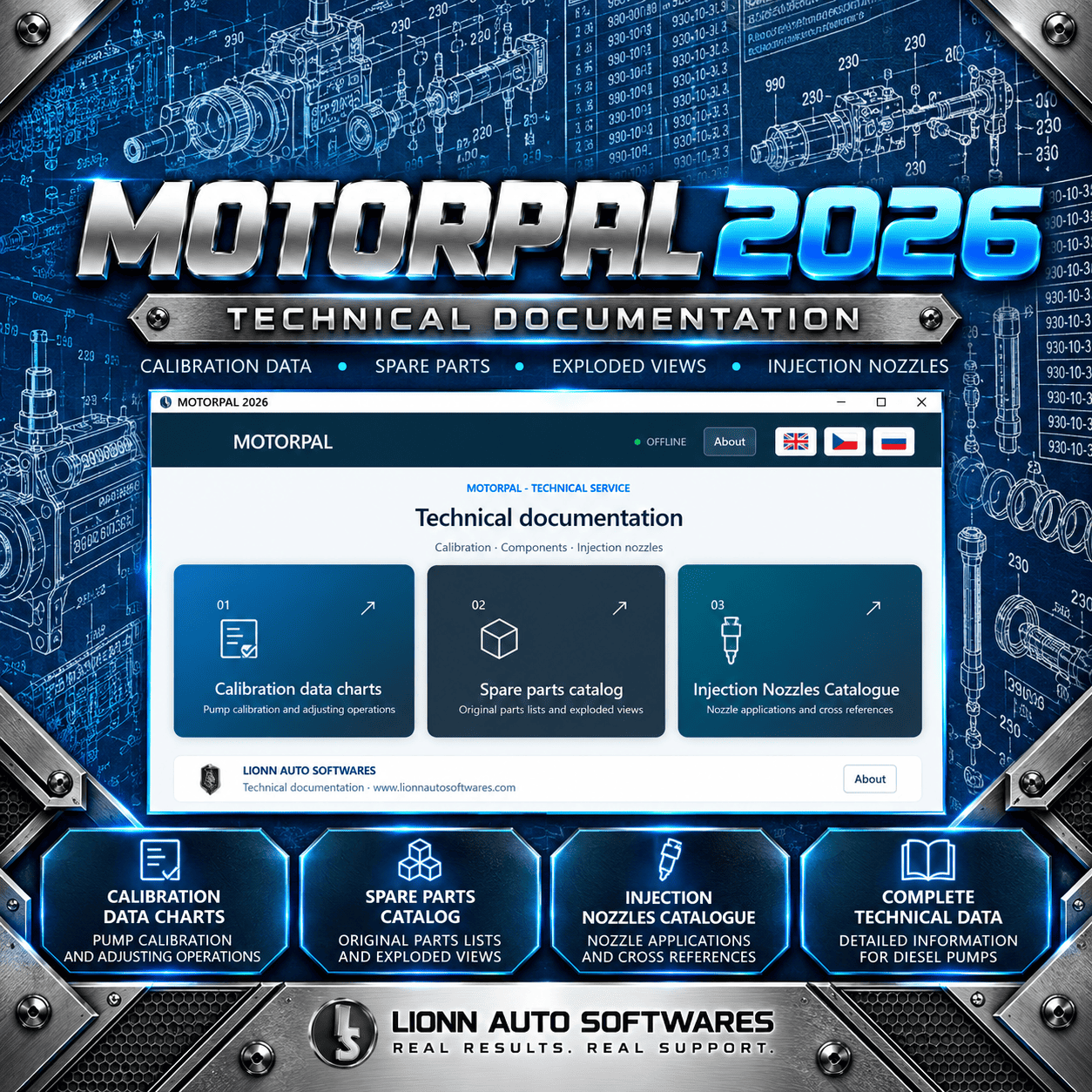 NEW MOTORPAL 2026 – DIESEL PUMP TEST PLANS, SPARE PARTS & INJECTION NOZZLES