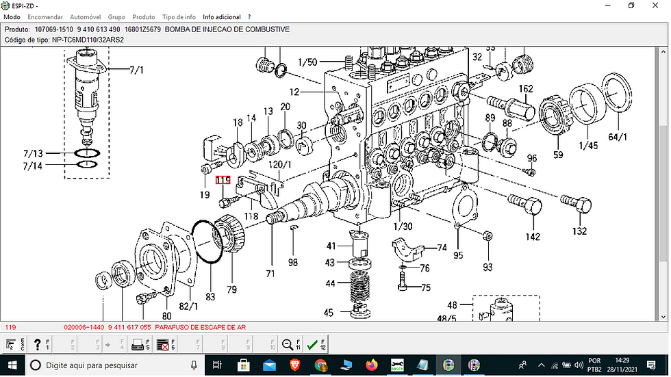 Miniaturbild: ZEXEL SOFTWARE 2020/1 (UPDATE 04.2023) - TEST PLANS AND PARTS LIST
