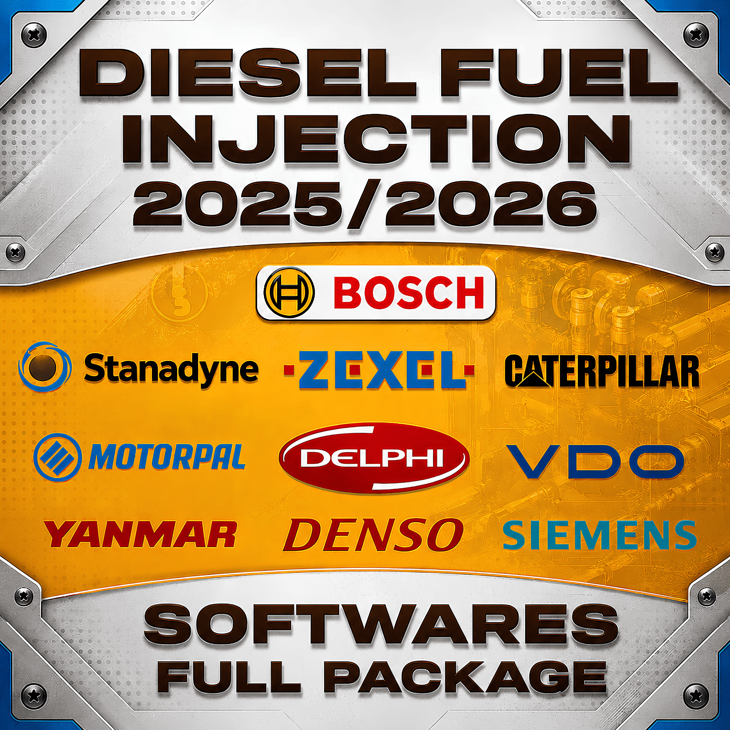 NEW FULL PACKAGE 2025/2026 – 9 SOFTWARES – 1 PC LICENSE – DIESEL WORKSHOPS/LABS