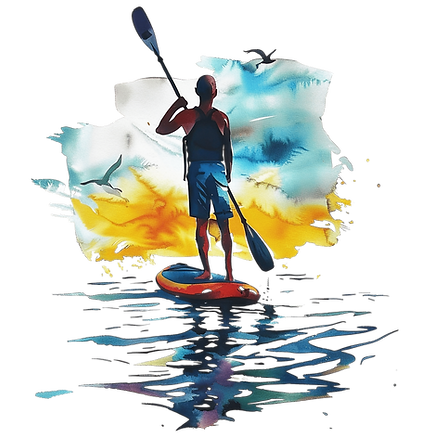 —Pngtree—paddle board activity_15092977_