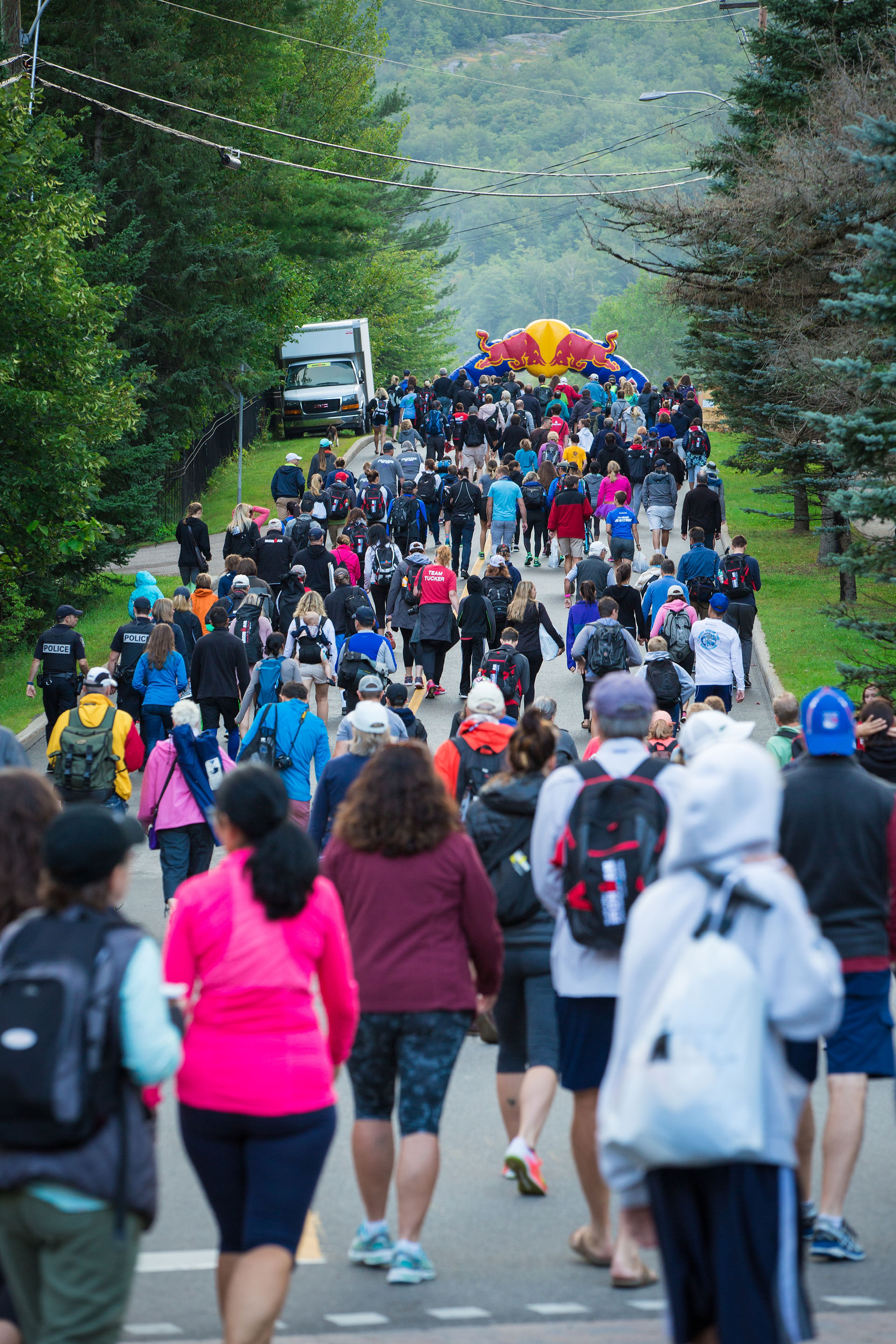 Hill on the run course